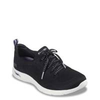 Women's Arch Fit® Refine - Freesia Sneaker Black/Purple view