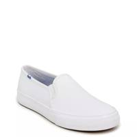 Women's Double Decker Slip-On Sneaker White Leather view