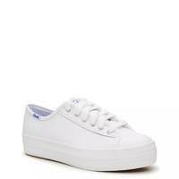 Women's Triple Kick Platform Sneaker White Leather view