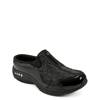 Women's TravelT12 Slip-On Sneaker BLACK/SILVER/PATENT LEATHER view
