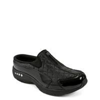 Women's TravelT12 Slip-On Sneaker BLACK/SILVER/PATENT LEATHER view