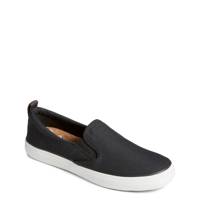 Women’s SeaCycled Crest Twin Gore Canvas Sneaker BLACK view