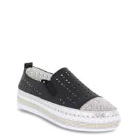 Women's TW187 Slip-on Shoe BLACK LEATHER view