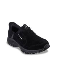 Women's Hands Free Slip-ins Hillcrest Sunapee Sneaker BLACK SUEDE view