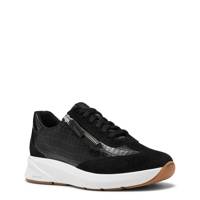 Women's Code R Run Sneaker BLACK LEATHER 0 view