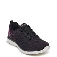 Women's Virtue Wide Width  Slip-On Sneaker BLACK/PINK WIDE view