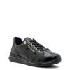 Women's Oleanna Wide Width Sneaker BLACK PATENT LEATHER view