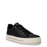 Women's Carol Wide Width Sneaker BLACK LEATHER view