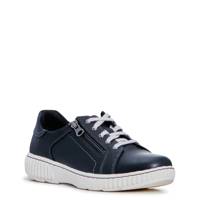 Women's Caroline Janna Sneaker BLACK LEATHER WIDE view