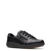 Women's Bryianne Bayla Sneaker BLACK LEATHER WIDE view