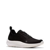 Women's Solevana Style Sneaker BLACK NUBUCK WIDE view