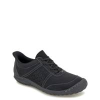 Women's Veronica Touchless Slip-on Shoe BLACK/CHARCOAL WIDE view