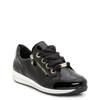Women's Ollie Wide Width Sneaker BLACK PATENT LEATHER view