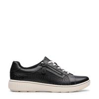 Women's Caroline Rio Leather Sneaker Wide BLACK LEATHER view