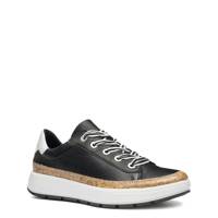 Women's Rem Wide Width Sneaker BLACK/WHITE/NATURE view