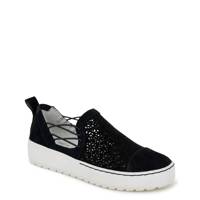 Women's Erin Wide Width Sneaker BLACK view