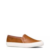 Women's Double Decker Slip-On Sneaker COGNAC LEATHER view