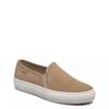 Women's Double Decker Emboss Slip-On Sneaker Taupe Suede view
