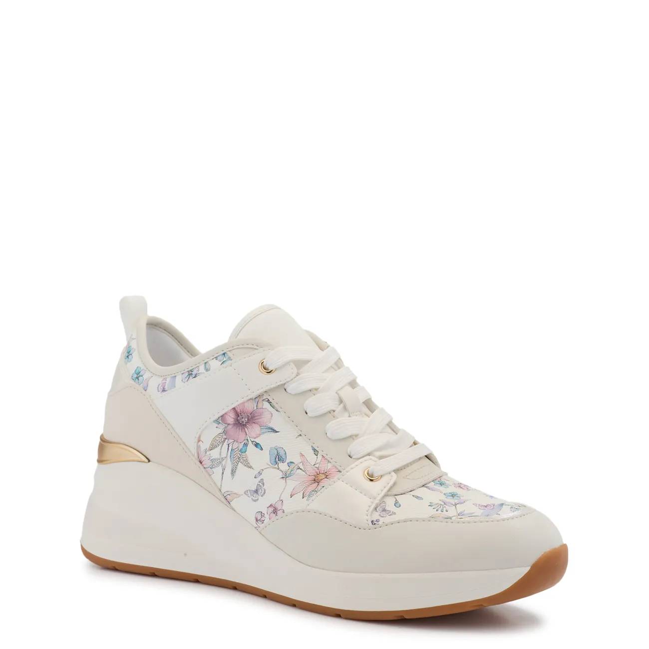 Aldo Women's Dulcie Floral Wedge Sneaker