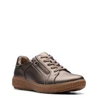 Women's Caroline Janna Wide Width Sneaker BRONZE METALLIC LEATHER view