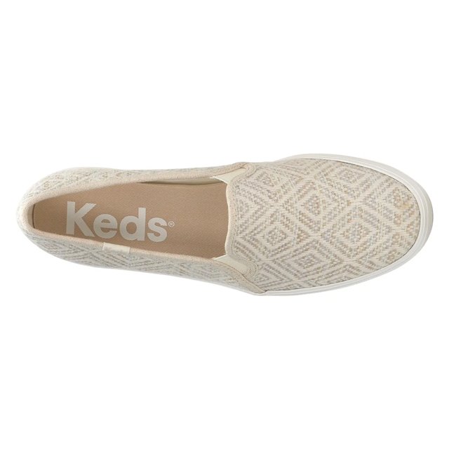 Women's Triple Decker Diamond Woven Jute Shoe