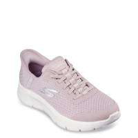 Women's GO Walk Flex Grand Entry Wide Width Slip-On Sneaker PINK FABRIC view