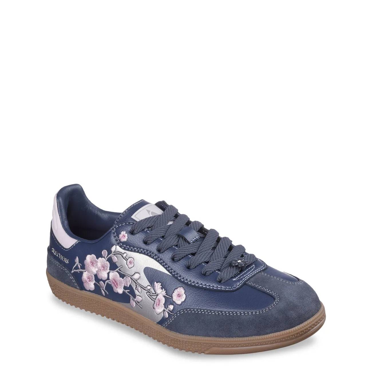 Skechers Women's Hotshot Floral Embroidered Sneaker