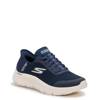 Women's GO Walk Flex Grand Entry Wide Width Slip-On Sneaker NAVY view