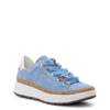 Women's Rem Wide Width Sneaker AZURE BLUE/SILVER view