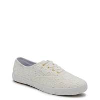 Women's Champion Eyelet Wide Width Sneaker CREAM view