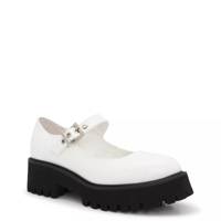 Cozza Mary Jane Platform Flat WHITE BOX LEATHER view