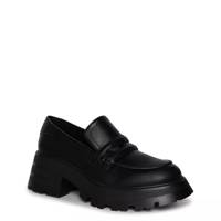 Vallaree Platform Loafer Black view