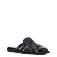 Dina Fisherman Mule BLACK LEATHER view