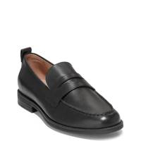 Women's Stassi Penny Loafer BLACK LEATHER view