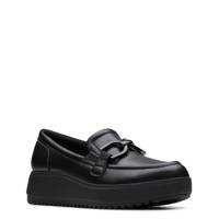 Women's Zylah Top Slip-On Loafer BLACK LEATHER WIDE view
