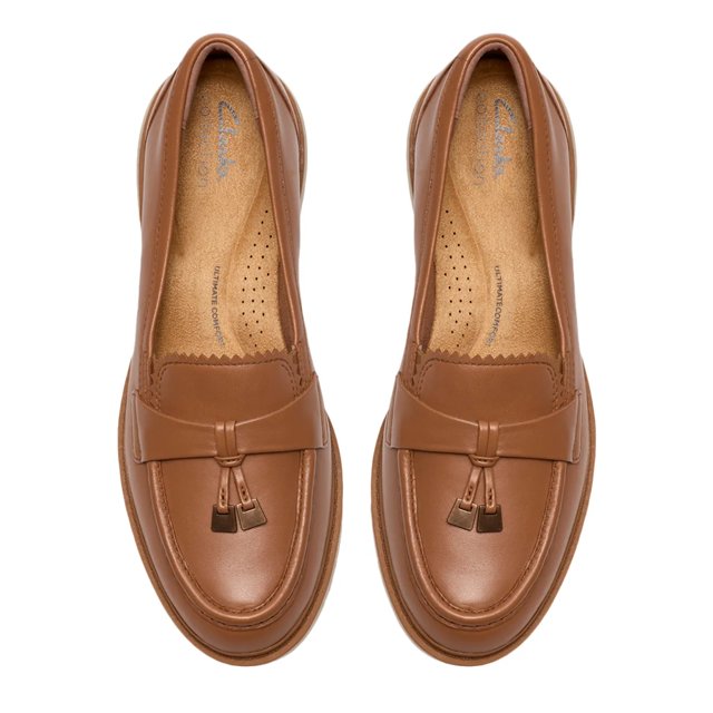 Clarks Westlynn Ayla Mocassin Penny Femme – Confort Cushion Soft, Cuir Souple Et Style Intemporel