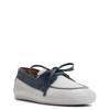 Shelly Boat Shoe Loafer WHITE/NAVY view