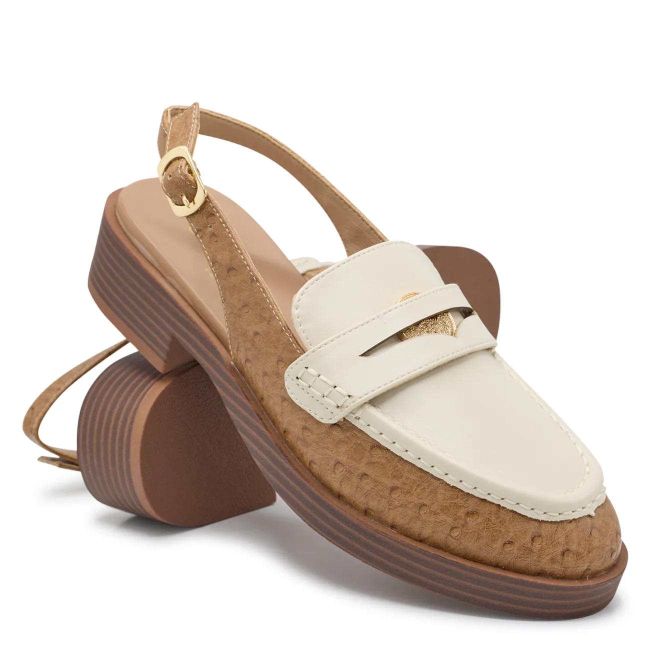 Women's Painted Slingback Loafer Mule