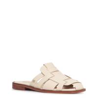 Dina Fisherman Mule LINEN LEATHER view