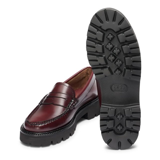 G.H. Bass Co. Super Lug WEEJUN Loafer Size 9 Wine (New, unworn) G.H. Bass Women main image 2