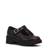 Women's Trisha T-Strap Loafer Burnished Red view