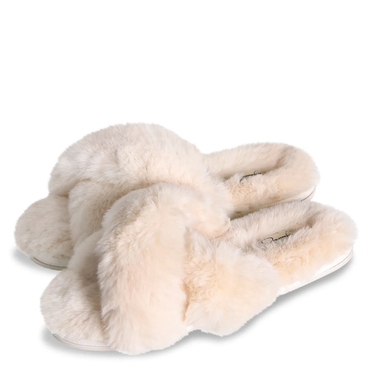 Women's High Plush Slide Slippers