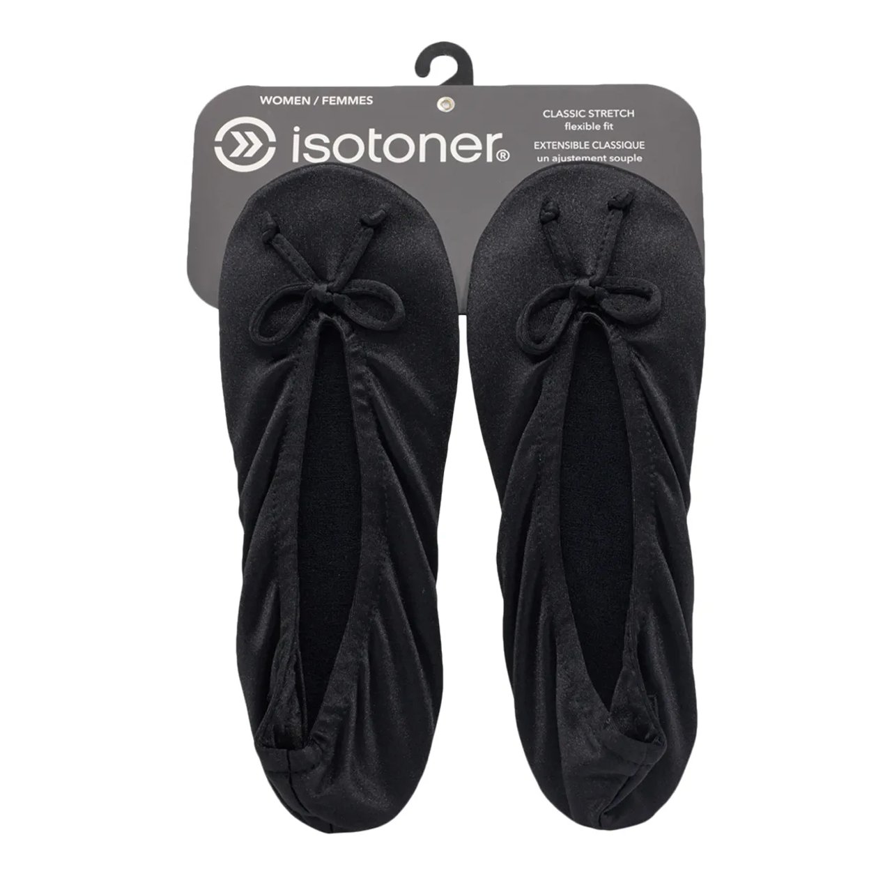 Women's Satin Classic Stretch Ballerina Slipper