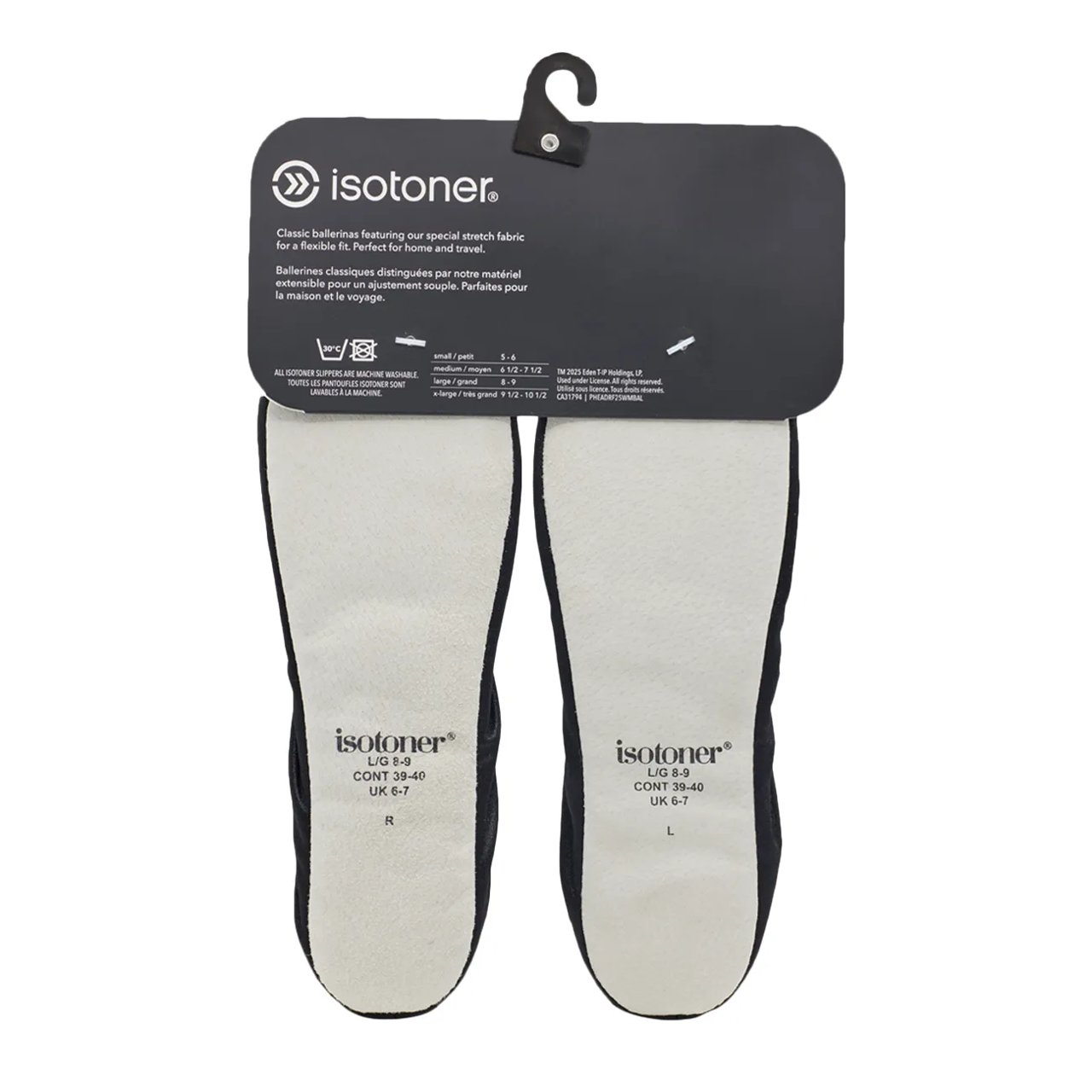 Women's Satin Classic Stretch Ballerina Slipper