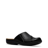 Women's Laurieann Lux Wide Width Mule BLACK LEATHER view