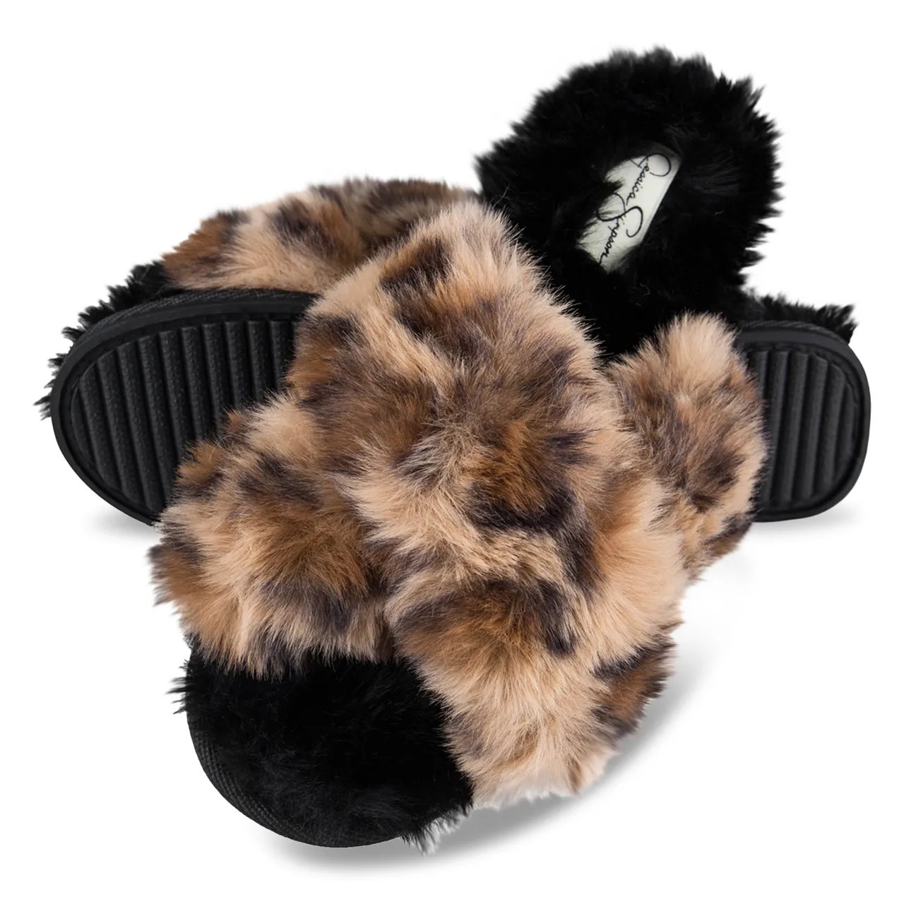 Women's High Plush Slide Slippers