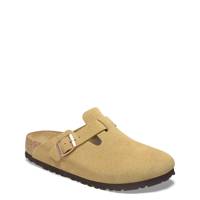 Women's Boston  Narrow Width Clog LATTE CREAM SUEDE view