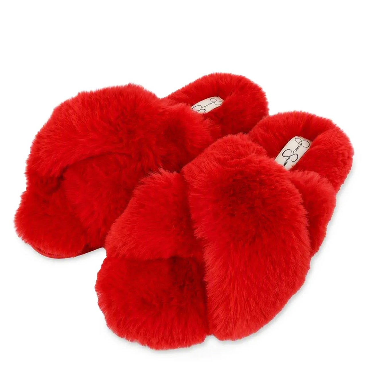 Women's High Plush Slide Slippers