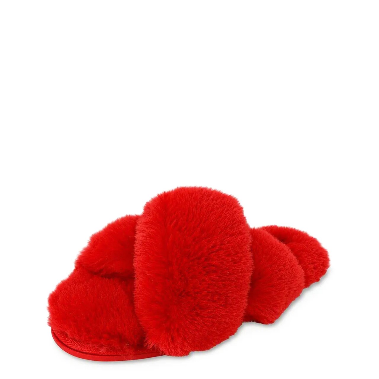 Women's High Plush Slide Slippers