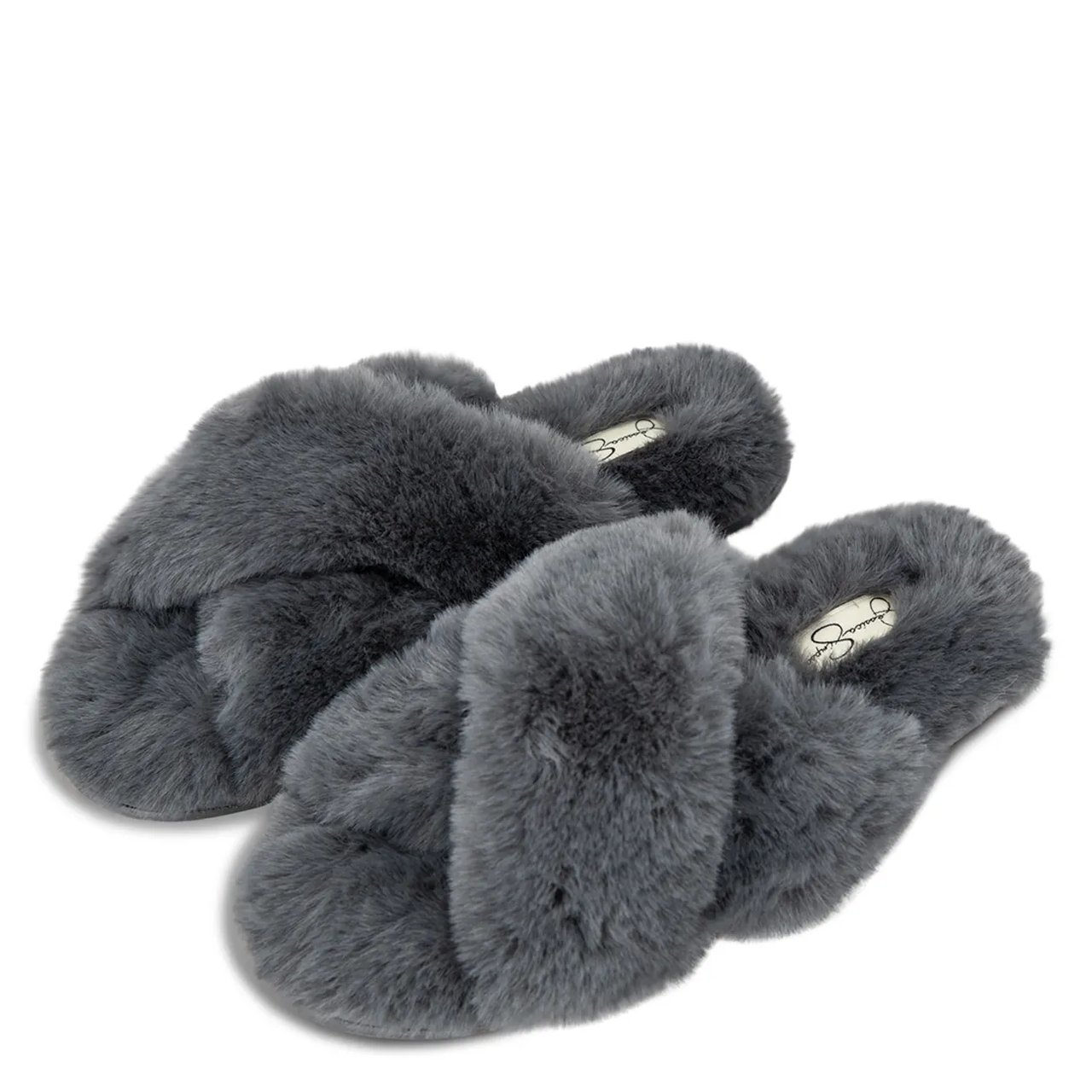 Women's High Plush Slide Slippers